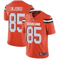 Nike Browns -85 David Njoku Orange Alternate Stitched NFL Vapor Untouchable Limited Jersey