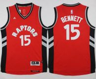 Toronto Raptors -15 Anthony Bennett Red Stitched NBA Jersey
