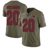 Nike Cardinals -20 Deone Bucannon Olive Stitched NFL Limited 2017 Salute to Service Jersey