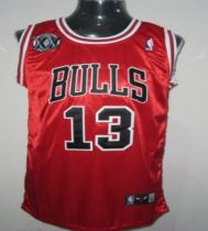 Chicago Bulls -13 Joakim Noah Red With 20TH Stitched NBA Jersey