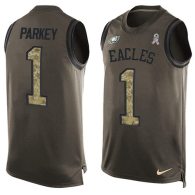 Nike Eagles -1 Cody Parkey Green Stitched NFL Limited Salute To Service Tank Top Jersey