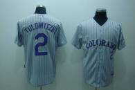 Colorado Rockies -2 Troy Tulowitzki Stitched Grey MLB Jersey