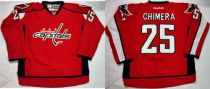 Washington Capitals -25 Jason Chimera Red Home Stitched NHL Jersey