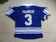 Toronto Maple Leafs -3 Dion Phaneuf Blue Third Stitched NHL Jersey