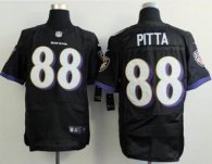 Nike Baltimore Ravens -88 Dennis Pitta Black Alternate Elite NFL Jersey