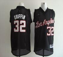 Los Angeles Clippers -32 Blake Griffin Black Revolution 30 Stitched NBA Jersey