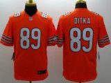 Nike Chicago Bears -89 Mike Ditka Orange Alternate NFL Limited Jersey