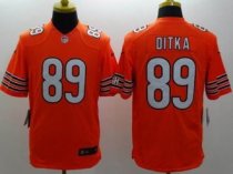 Nike Chicago Bears -89 Mike Ditka Orange Alternate NFL Limited Jersey