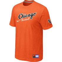 Chicago White Sox  Nike  Away Practice T-Shirt Orange