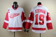 Detroit Red Wings -19 Steve Yzerman White Stitched NHL Jersey