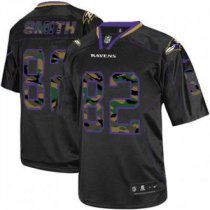 Nike Baltimore Ravens -82 Torrey Smith Black NFL Elite Camo Fashion Jersey