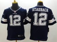 Nike Dallas Cowboys #12 Roger Staubach Navy Blue Team Color Men's Stitched NFL Elite Jersey