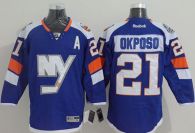 New York Islanders -21 Kyle Okposo Baby Blue 2014 Stadium Series Stitched NHL Jersey