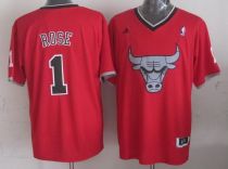 Chicago Bulls -1 Derrick Rose Red 2013 Christmas Day Swingman Stitched NBA Jersey