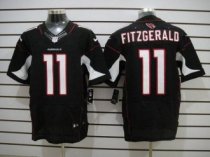 Nike Cardinals -11 Larry Fitzgerald Black Alternate Men's Stitched NFL Elite Jersey