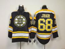 Boston Bruins -68 Jaromir Jagr Black Home Stitched NHL Jersey