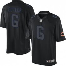 Nike Bears -6 Jay Cutler Black Stitched NFL Impact Limited Jersey