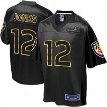 Nike Ravens -12 Jacoby Jones Black Super Bowl XLVII Champions Stitched NFL Elite Jersey