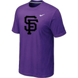 MLB San Francisco Giants Heathered Purple Nike Blended T-Shirt
