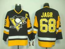 Pittsburgh Penguins -68 Jaromir Jagr Black CCM Throwback Stitched NHL Jersey