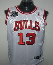 Chicago Bulls -13 Joakim Noah White With 20TH Stitched NBA Jersey