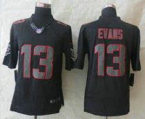 New Nike Tampa Bay Buccaneers -13 Mike Evans Impact Limited Black Jerseys