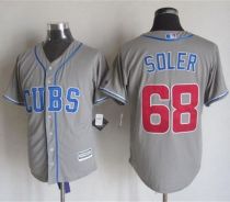 Chicago Cubs -68 Jorge Soler Grey Alternate Road New Cool Base Stitched MLB Jersey