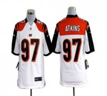 Nike Bengals -97 Geno Atkins White Stitched NFL Game Jersey