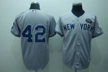 New York Yankees -42 Mariano Rivera Grey GMS The Boss Stitched MLB Jersey