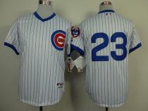 Chicago Cubs -23 Ryne Sandberg White 1988 Turn Back The Clock Stitched MLB Jersey