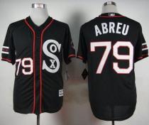 Chicago White Sox -79 Jose Abreu Black New Cool Base Stitched MLB Jersey