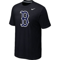 MLB Boston Red Sox Heathered Nike Black Blended T-Shirt