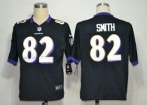 Nike Ravens -82 Torrey Smith Black Alternate Men Stitched NFL Game Jersey