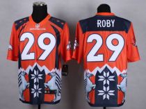 Nike Denver Broncos #29 Bradley Roby Orange Men's Stitched NFL Elite Noble Fashion Jersey