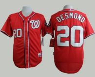 Washington Nationals #20 Ian Desmond Red Cool Base Stitched MLB Jersey