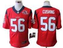 Nike Houston Texans -56 Brian Cushing Red Alternate With 10th Patch Mens Stitched NFL Elite Jersey