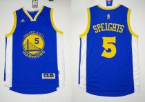 Revolution 30 Golden State Warriors -5 Marreese Speights Blue Stitched NBA Jersey
