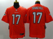 Nike Miami Dolphins -17 Ryan Tannehill Orange Alternate Stitched NFL Elite