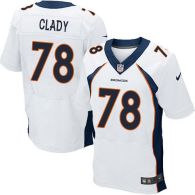 Nike Denver Broncos #78 Ryan Clady White Men's Stitched NFL New Elite Jersey