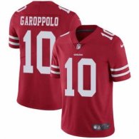 San Francisco 49ers -10 Jimmy Garoppolo Red Team Color Nike NFL Vapor Untouchable Limited Jersey