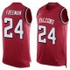 Nike Atlanta Falcons 24 Devonta Freeman Red Team Color Stitched NFL Limited Tank Top Jersey
