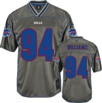 NEW Buffalo Bills -94 Mario Williams Grey Vapor Elite Jerseys