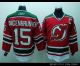 New Jersey Devils -15 Jamie Langenbrunner Stitched Red and Green CCM Throwback NHL Jersey