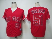 Los Angeles Angels of Anaheim -51 Jordan Walden Red Cool Base Stitched MLB Jersey