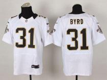 Nike New Orleans Saints #31 Jairus Byrd White Men's Stitched NFL Elite Jersey