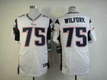 Nike Patriots -75 Vince Wilfork White Stitched NFL Elite Jersey