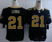 Nike New Orleans Saints -21 Keenan Lewis Black Team Color Stitched NFL Elite