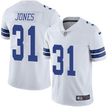 Nike Cowboys -31 Byron Jones White Stitched NFL Vapor Untouchable Limited Jersey