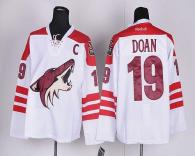 Arizona Coyotes -19 Shane Doan White Road Stitched NHL Jersey