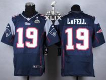 Nike New England Patriots -19 Brandon LaFell Navy Blue Team Color Super Bowl XLIX Mens Stitched NFL